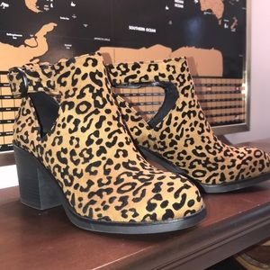 Cheetah booties